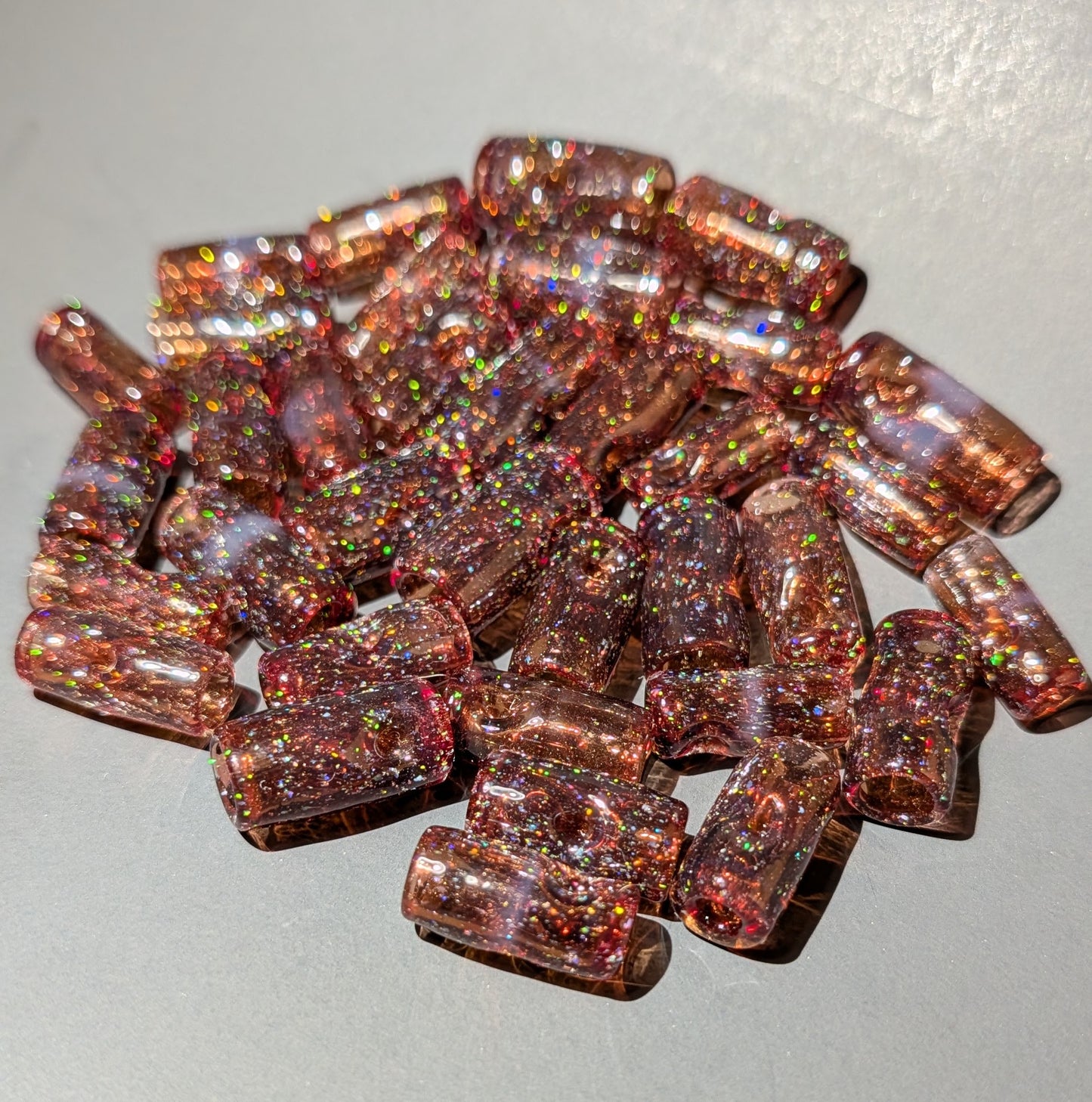 "Brown Bat" Crushed Opal Tips *2025 Halloween drop