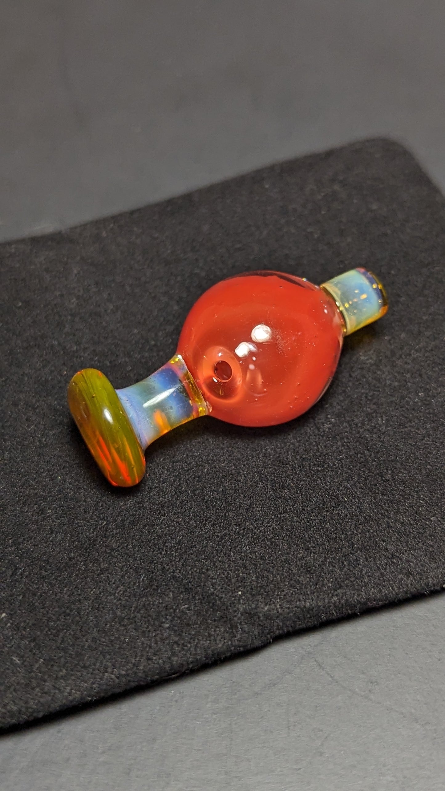 Amber Purple/Red Crayon bubble cap (Carta/Puffco)