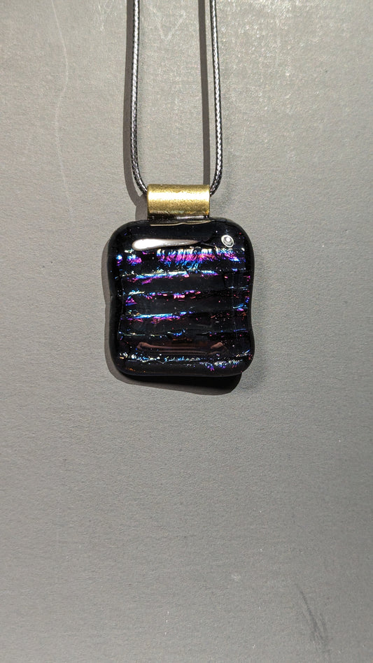 Opal Rainbow Accordion Fused Pendants (assorted)