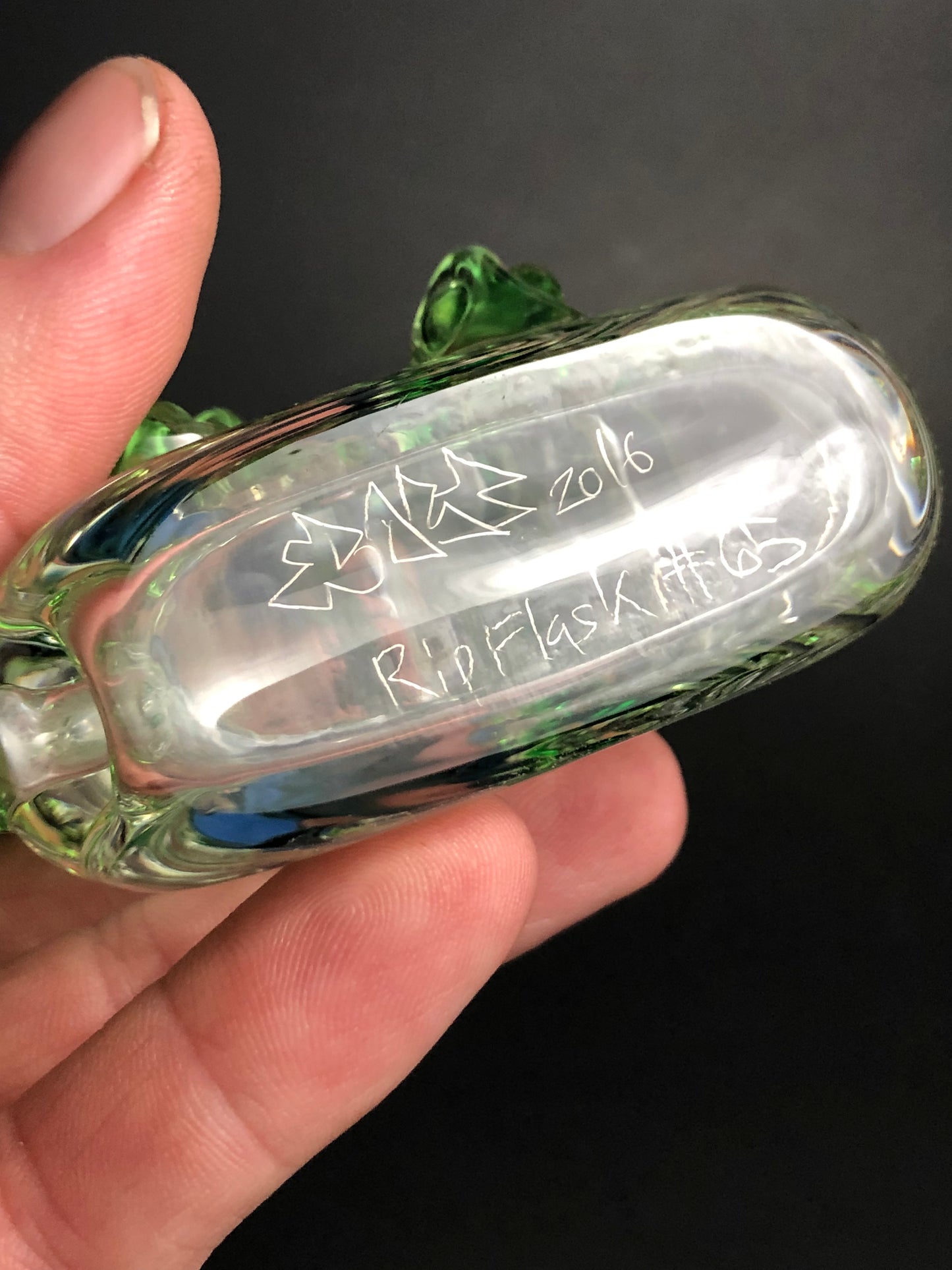 Salt glass RipFlask